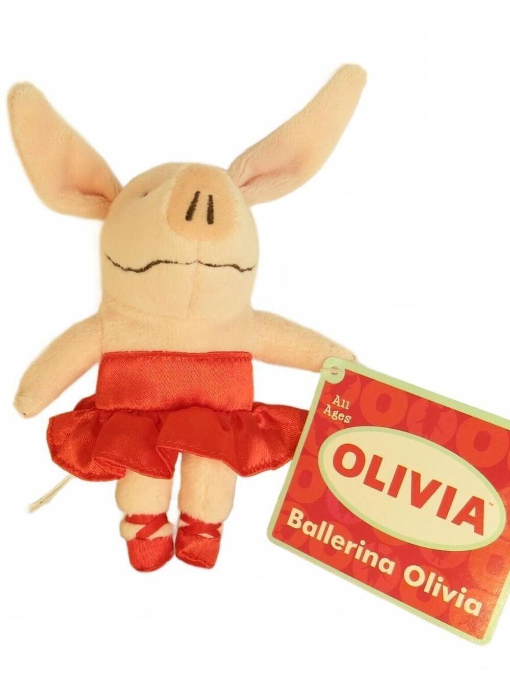 Olivia The Pig 5“ Plush Doll in Red Dress Spin Master Stuffed Animal Dance